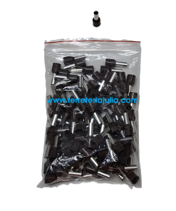terminales huecos bolsa 100 unidades 10mm2 MARRÓN