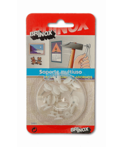 Soporte multiusos con gancho en plástico