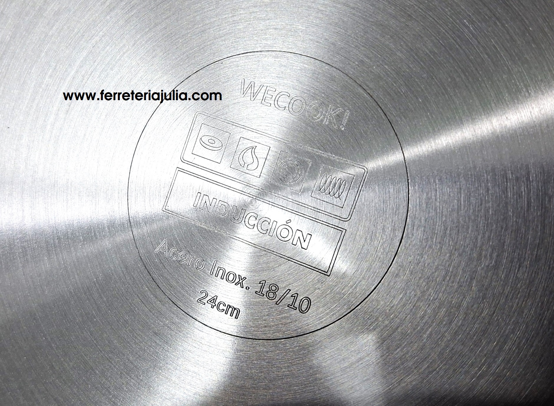 detalle sartén wecook