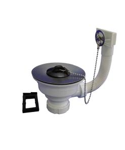 válvula 115mm para fregadero con rebosadero