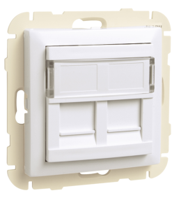 tapa soporte 2 RJ45 EFAPEL LOGUS 90