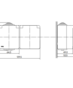 Alternative view of base schuko doble estanca EFAPEL S.48