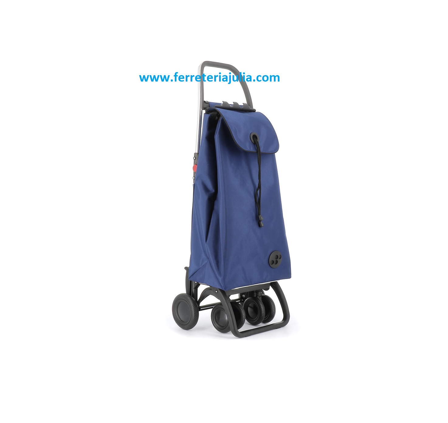 Carro con Ruedas Giratorias Plegable de Aluminio ROLSER - Azul