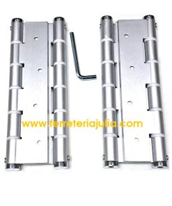 Alternative view of bisagra doble acción HP5250 (2u) 180mm PLATA