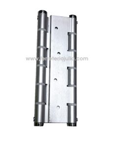 bisagra doble acción HP5250 (2u) 180mm PLATA