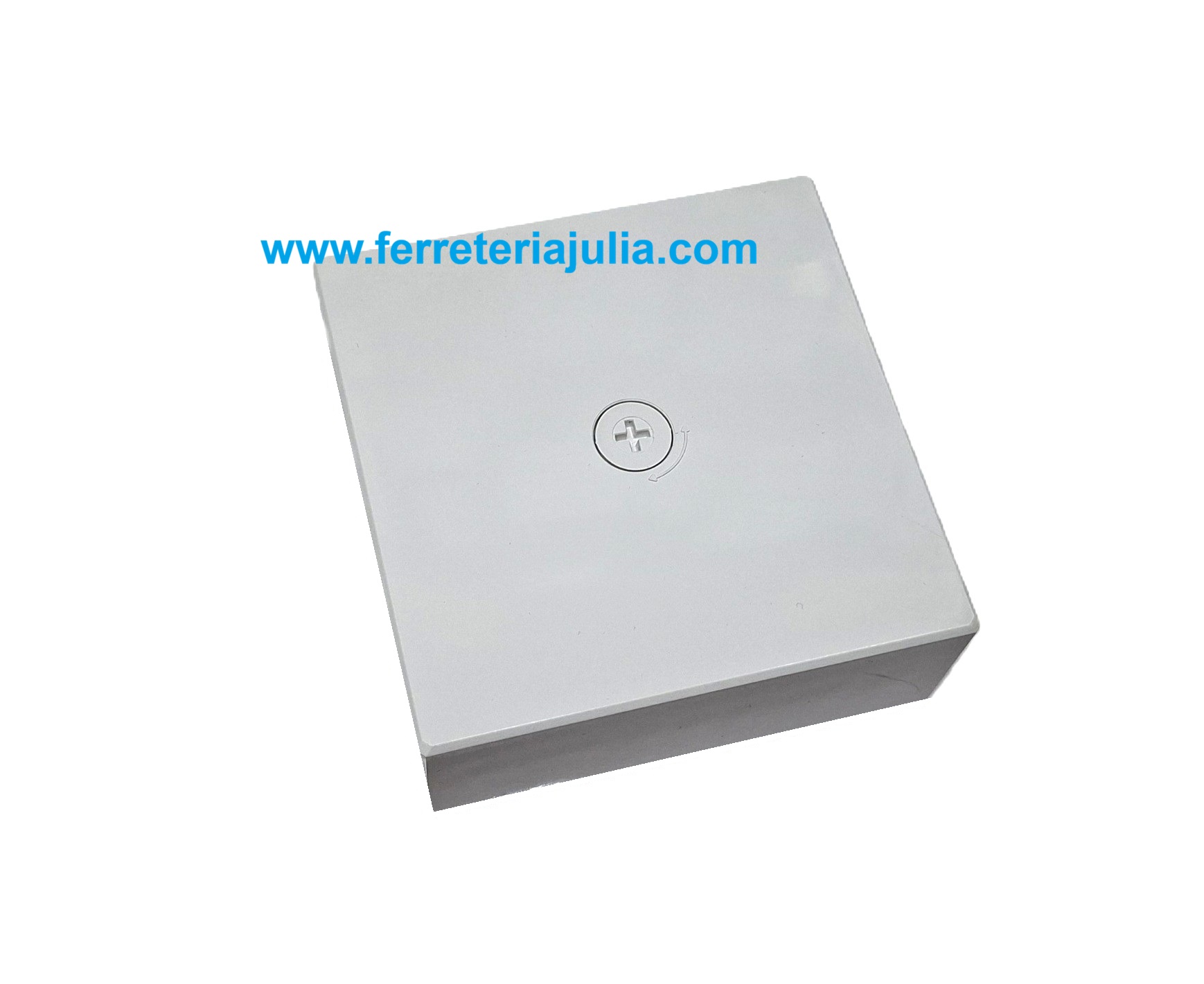caja de derivación 80x80x30 blanca