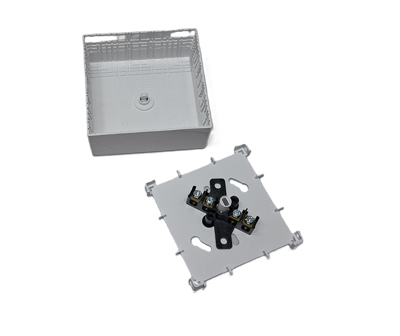 caja de derivación 80x80x30 blanca - Imagen 2