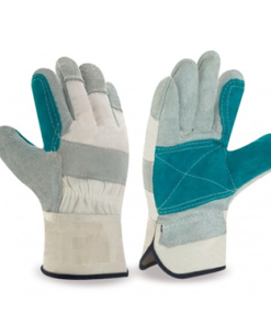 Alternative view of guante americano serraje reforzado