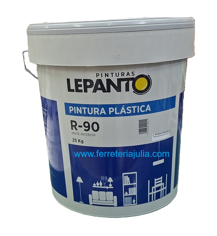 pintura plástica interior 25kg R90 Lepanto
