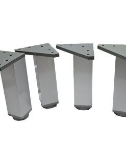 patas cuadradas aluminio cromo mate