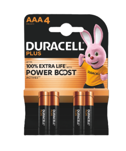 pila DURACELL PLUS AAA MN2400 4 unidades