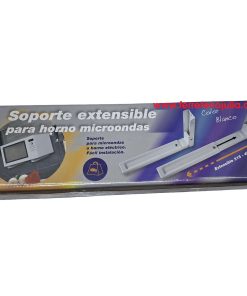 soporte microondas extensible blanco