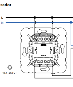 doble pulsador Efapel MEC-21