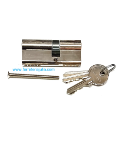 cilindro europeo 30x40 niq.leva 13.2mm llave serreta