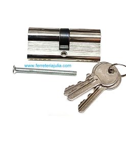 cilindro europeo 35x35 niq.leva 13,2mm llave serreta