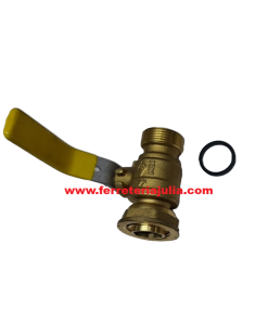 válvula contador GAS recta 7/8″H