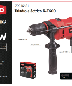 Alternative view of Taladro percutor RATIO R-T600 600W