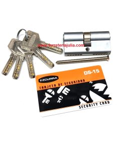 cilindro DS15 EZCURRA 60mm cromo mate