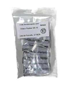 blister taco Fischer SX Plus 10 8 unidades