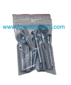 blister taco Fischer SX Plus 8 + rosca lima 5 unidades