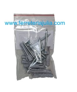 blister taco Fischer SX Plus 6 + tornillo 8 unidades