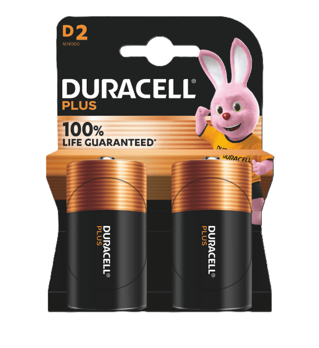 pila DURACELL PLUS D2 LR20