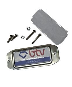 tarjetero metálico BTV inox