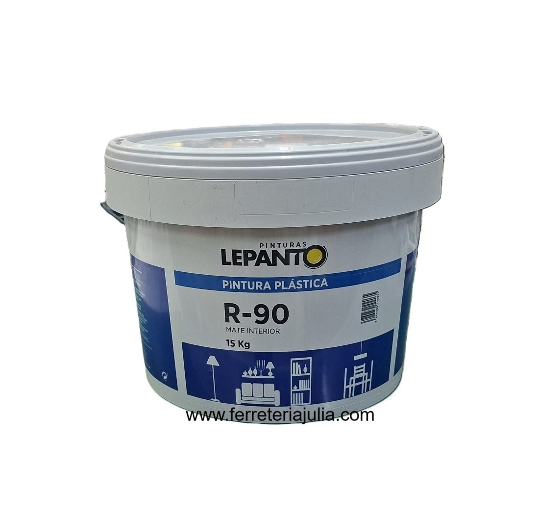pintura plástica interior 15kg R90 Lepanto