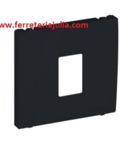 tapa toma RJ-45 EFAPEL APOLO 5000 negro mate