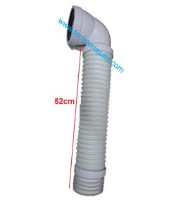 salida extensible ACODADA 90º para inodoro