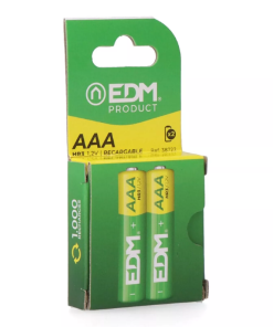 Pila recargable eco-series AAA 2 unidades