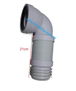salida extensible ACODADA 90º para inodoro
