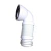 salida extensible ACODADA 90º para inodoro