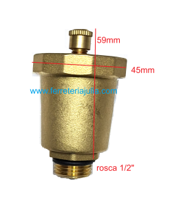 Alternative view of purgador automático vertical 1/2"