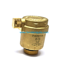 purgador automático serie MINI salida lateral y rosca 1/2" macho