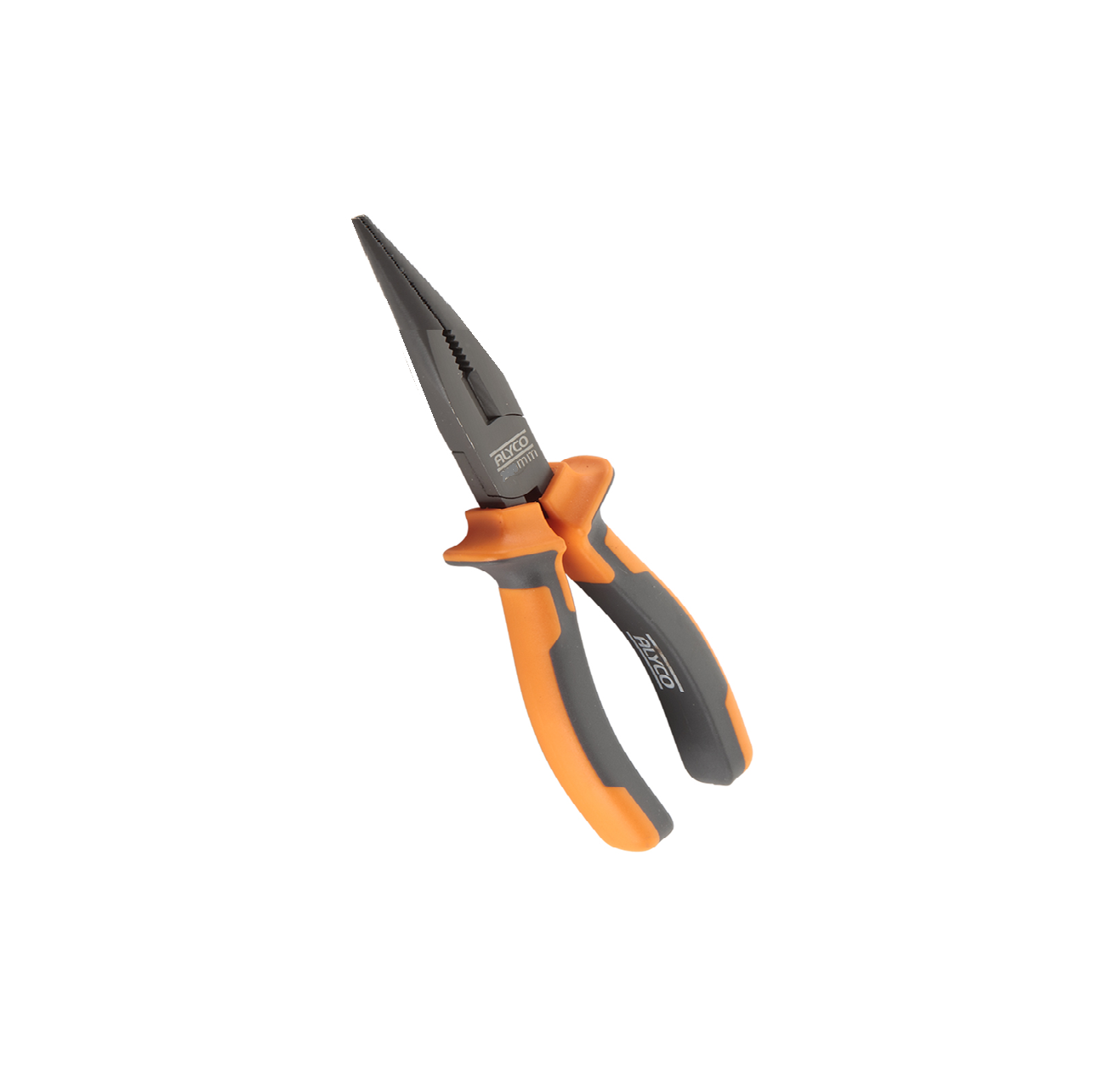 alicate punta semiredornda alyco orange teflonada