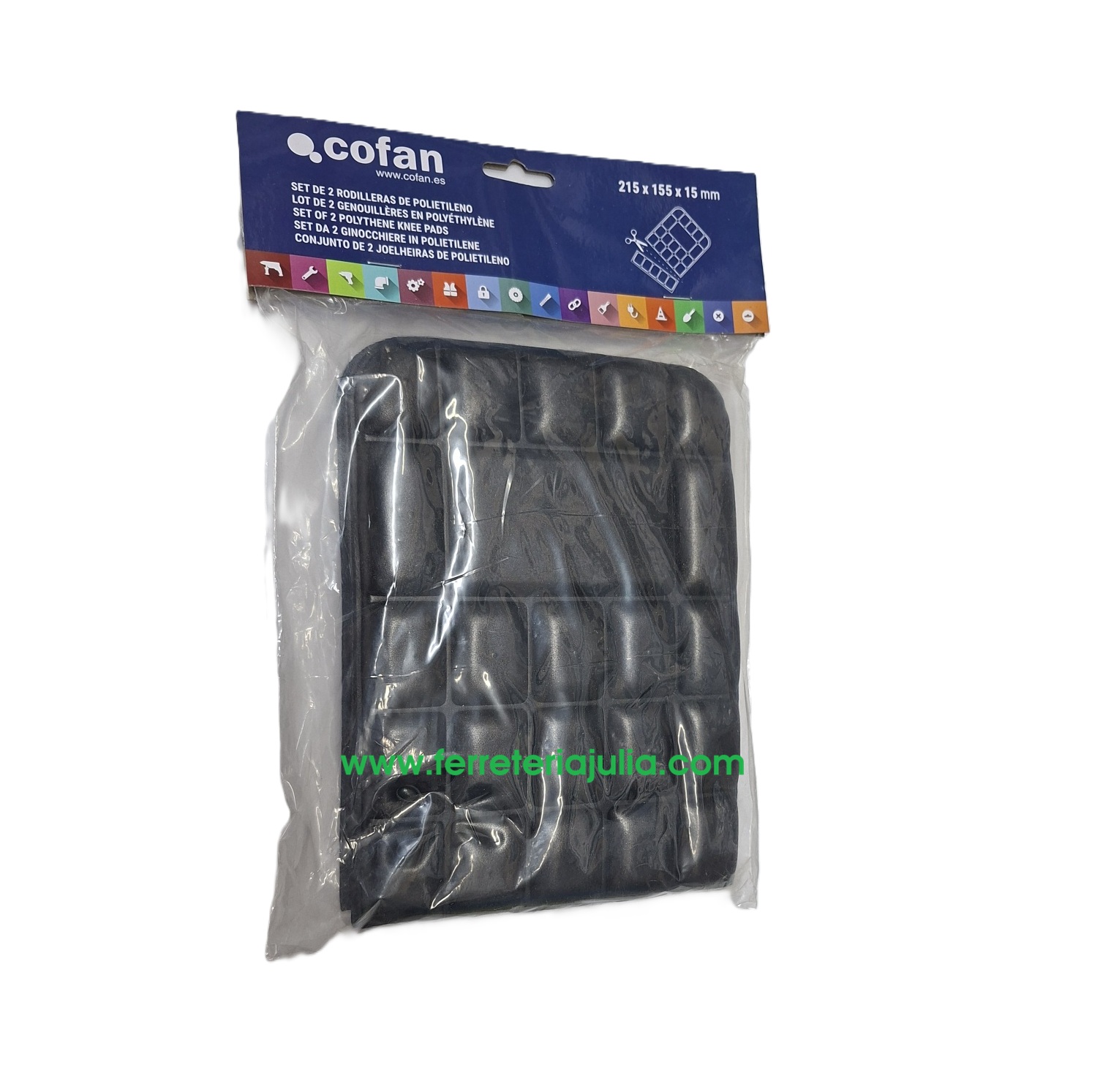 Rodilleras para pantalón en espuma de Polietileno