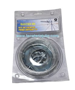 Kit de vientos y tensores para mástil antena TV