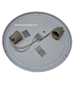 Alternative view of plafón de techo para lámpara LED rosca E-27