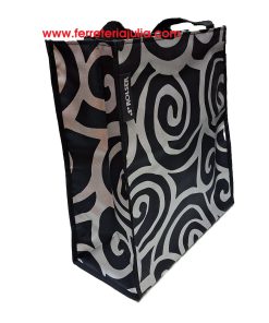 Bolsa de mano reutilizable Rolser Spiral plata