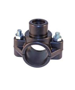 collarín con toma polietileno 20mm rosca 1/2" hembra