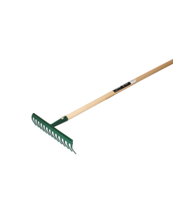 rastrillo metal 16 puas con mango madera