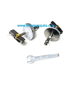 tornillos fijación bisagra Roca Dama Senso