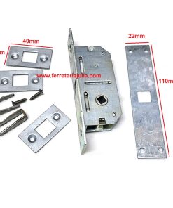 cerradura ventana 3 puntos grisan 23mm 10x6 sin varillas - Imagen 3