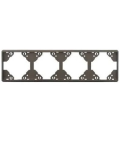 marco cuádruple gris EFAPEL Apolo 5000 50941 TGR