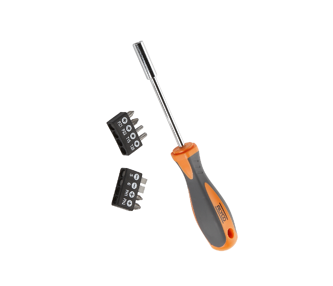 destornillador magnético ALYCO ORANGE 8 puntas