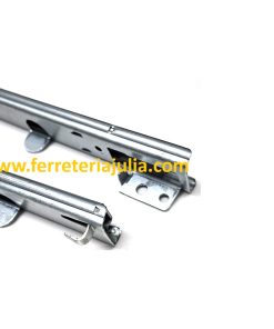 Alternative view of juego guía cajón cisne 27/1 240mm fijación escuadra