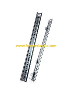 juego guía cajón cisne 27/1 240mm fijación escuadra