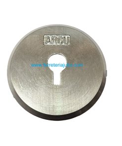 bocallave escudo varillero ARCU 1509 1511 cromo mate