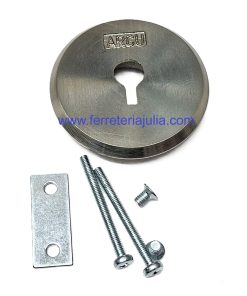 Alternative view of bocallave escudo varillero ARCU 1509 1511 cromo mate